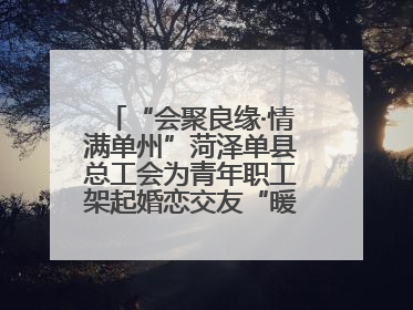 “会聚良缘·情满单州”菏泽单县总工会为青年职工架起婚恋交友“暖心桥”