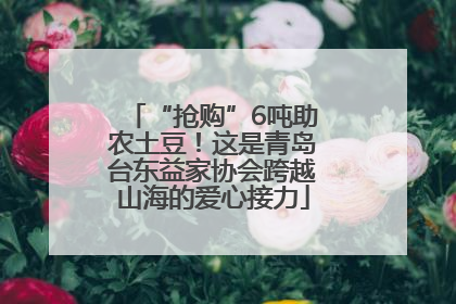 “抢购”6吨助农土豆！这是青岛台东益家协会跨越山海的爱心接力