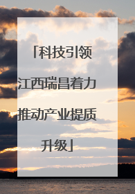 科技引领 江西瑞昌着力推动产业提质升级