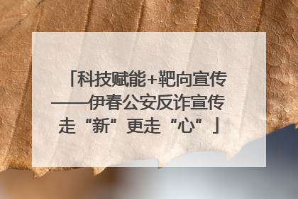 科技赋能+靶向宣传——伊春公安反诈宣传走“新”更走“心”