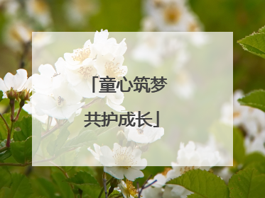 童心筑梦 共护成长