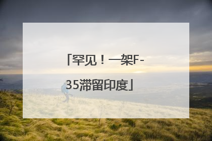 罕见！一架F-35滞留印度