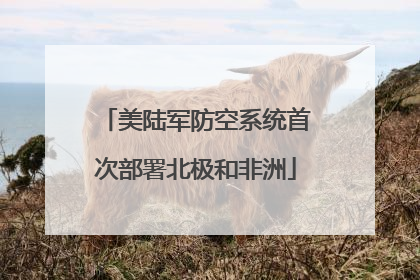 美陆军防空系统首次部署北极和非洲