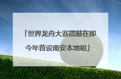 世界龙舟大赛擂鼓在即 今年首设南安本地组