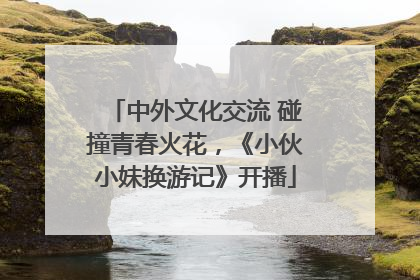 中外文化交流 碰撞青春火花，《小伙小妹换游记》开播