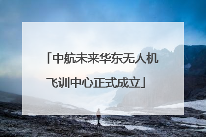 中航未来华东无人机飞训中心正式成立