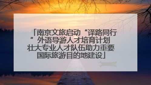 南京文旅启动“译路同行”外语导游人才培育计划 壮大专业人才队伍助力重要国际旅游目的地建设