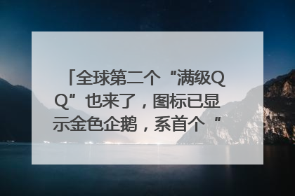 全球第二个“满级QQ”也来了，图标已显示金色企鹅，系首个“满级QQ”的小号