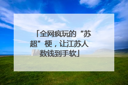 全网疯玩的“苏超”梗，让江苏人数钱到手软