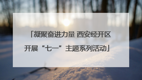 凝聚奋进力量 西安经开区开展“七一”主题系列活动