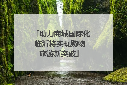 助力商城国际化 临沂将实现购物旅游新突破