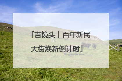 吉镜头丨百年新民大街焕新倒计时