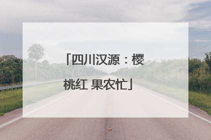 四川汉源：樱桃红 果农忙
