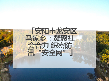 安阳市龙安区马家乡：凝聚社会合力 织密防汛“安全网”