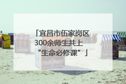 宜昌市伍家岗区300余师生共上“生命必修课”