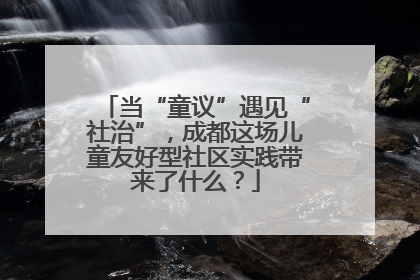 当“童议”遇见“社治”，成都这场儿童友好型社区实践带来了什么？