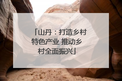 山丹：打造乡村特色产业 推动乡村全面振兴