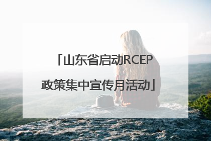 山东省启动RCEP政策集中宣传月活动