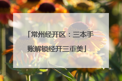 常州经开区：三本手账解锁经开三重美