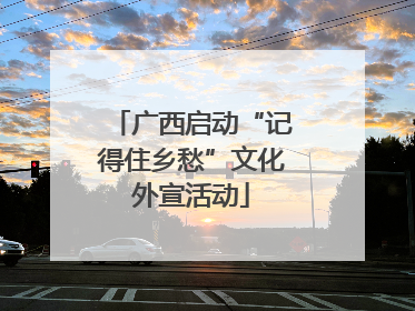 广西启动“记得住乡愁”文化外宣活动