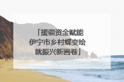 援疆资金赋能 伊宁市乡村蝶变绘就振兴新画卷