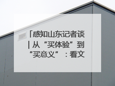 感知山东记者谈｜从“买体验”到“买意义”：看文旅繁荣背后的幸福新定义