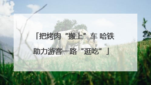 把烤肉“搬上”车 哈铁助力游客一路“逛吃”