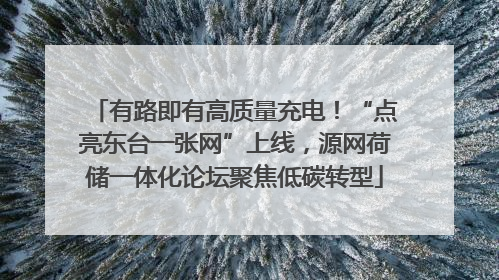 有路即有高质量充电！“点亮东台一张网”上线，源网荷储一体化论坛聚焦低碳转型