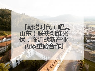 朝曦时代（曜灵山东）联袂创维光伏，临沂战新产业再添重磅合作