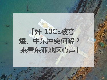 歼-10CE被夸爆、中东冲突何解？来看东亚地区心声