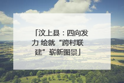 汶上县：四向发力 绘就“跨村联建”崭新图景