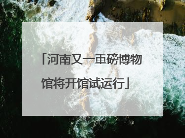 河南又一重磅博物馆将开馆试运行