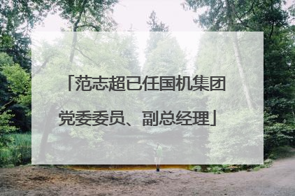 范志超已任国机集团党委委员、副总经理