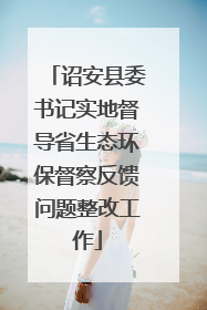 诏安县委书记实地督导省生态环保督察反馈问题整改工作