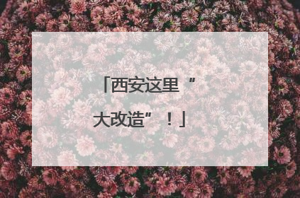 西安这里“大改造”！