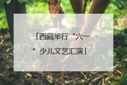 西藏举行“六一”少儿文艺汇演