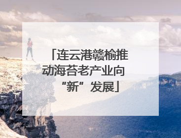 连云港赣榆推动海苔老产业向“新”发展