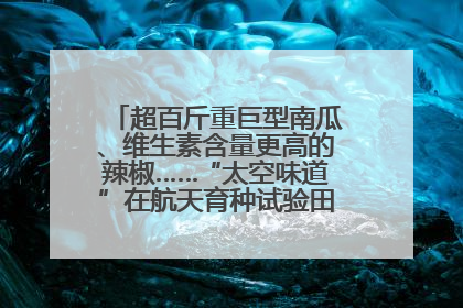 超百斤重巨型南瓜、维生素含量更高的辣椒……“太空味道”在航天育种试验田里拔节生长