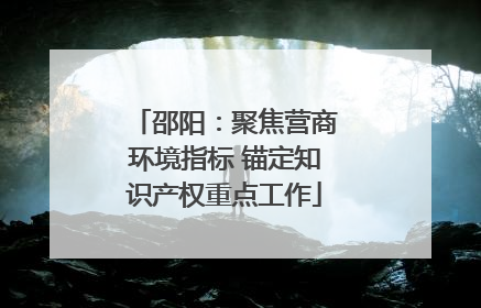 邵阳：聚焦营商环境指标 锚定知识产权重点工作