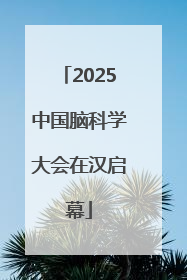 2025中国脑科学大会在汉启幕