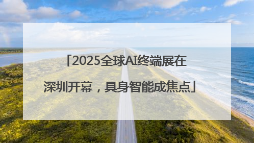 2025全球AI终端展在深圳开幕，具身智能成焦点