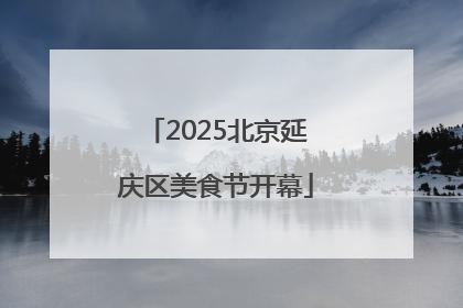 2025北京延庆区美食节开幕