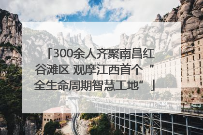 300余人齐聚南昌红谷滩区 观摩江西首个“全生命周期智慧工地”