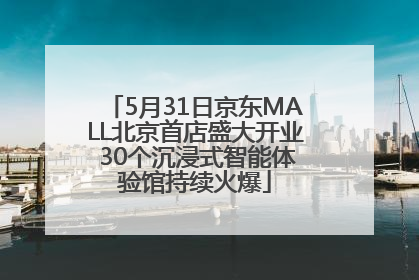 5月31日京东MALL北京首店盛大开业 30个沉浸式智能体验馆持续火爆